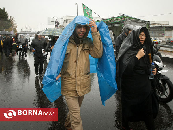 مراسم پیاده روی روز اربعین در تهران