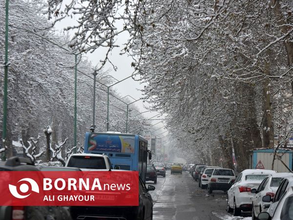 اولین برف زمستانی در ارومیه