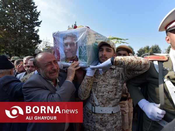 تشییع پیکر «مهدی اثنی عشری» شهید مدافع امنیت در ارومیه