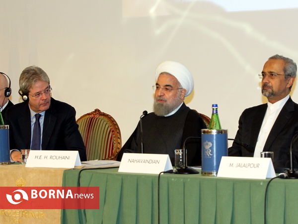 رییس جمهوری در نشست تجاری ایران و ایتالیا