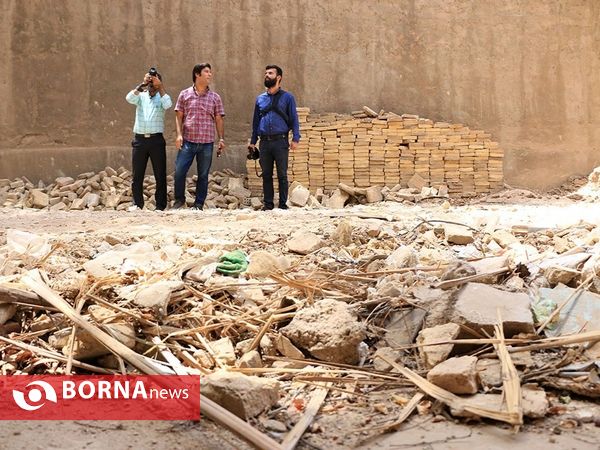 بازدید از برخی بناهای تاریخی در حال مرمت شهرستان اهواز