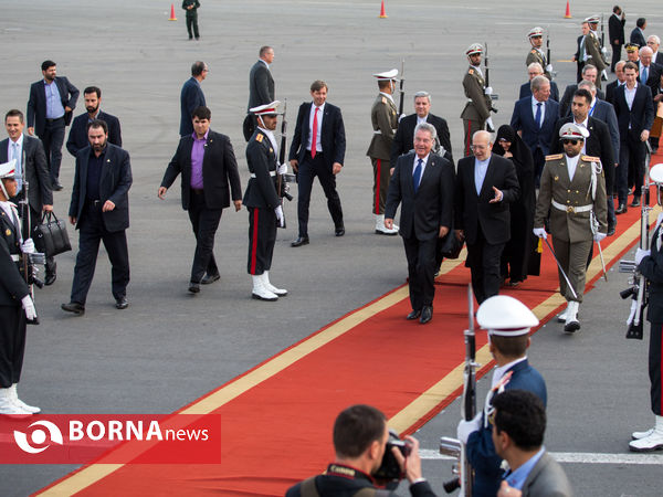 ورود رئیس جمهوری اتریش به تهران (2)