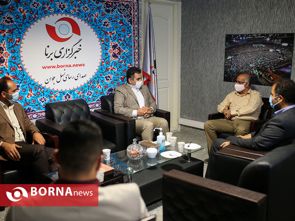حضور شهردار قائم شهر در خبرگزاری برنا