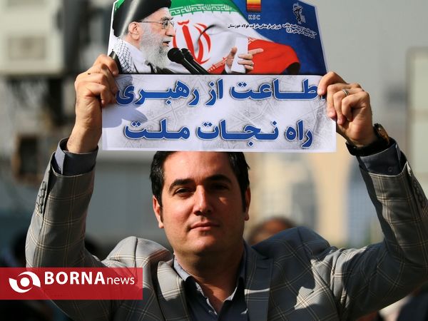 راهپیمایی حمایت از ولایت و اقتدار کشور - اهواز