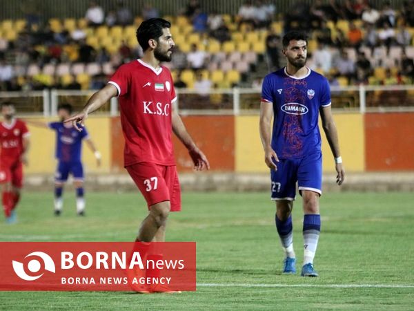 دیدار تیم های فوتبال داماش گیلان _ فولاد نوین اهواز