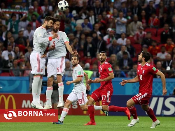 دیدار تیم های ملی فوتبال ایران - اسپانیا