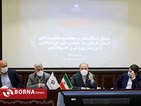 دیدار استاندار و نمایندگان کرمان در مجلس شورای اسلامی با وزیر ورزش و جوانان