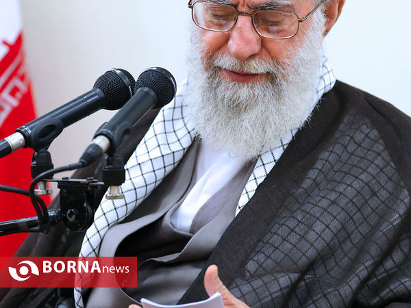 دیدار ‫رئیس جمهوری و اعضای هیأت با رهبر انقلاب