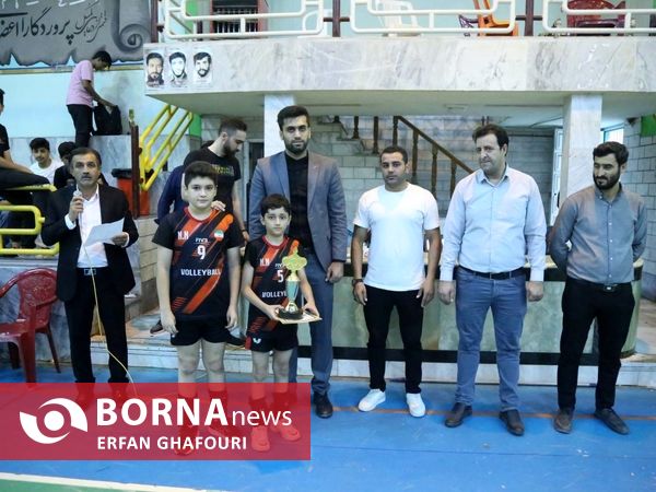 مسابقات والیبال بسیج رده نونهالان در ساری