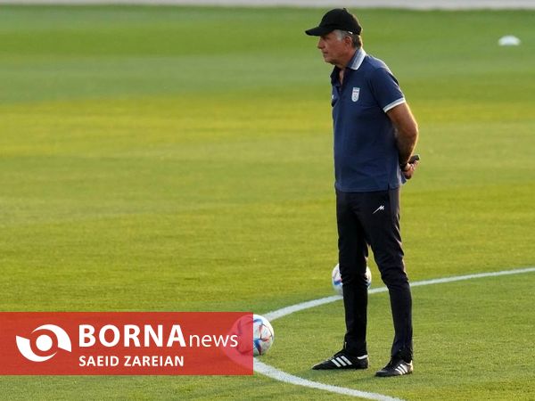 تمرین تیم ملی فوتبال ایران