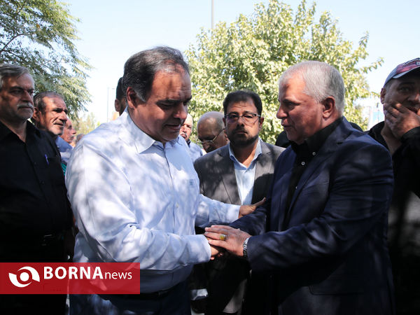 تشییع پیکر جعفر کاشانی پیشکسوت فوتبال