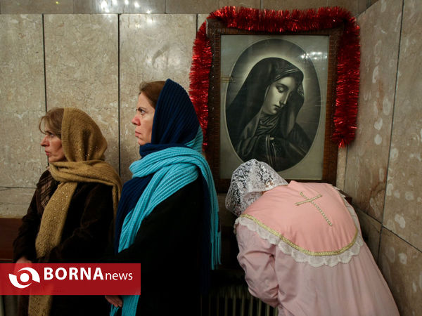 مراسم سال نو میلادی در کلیسای گریگور مقدس