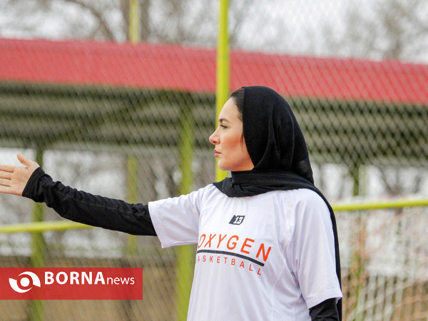 تمرینات تیم بسکتبال اکسیژن اراک
