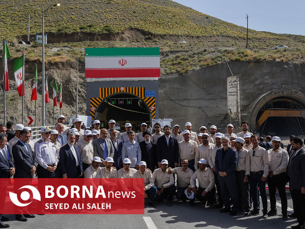افتتاح قطعه دوم آزاد راه تهران-شمال
