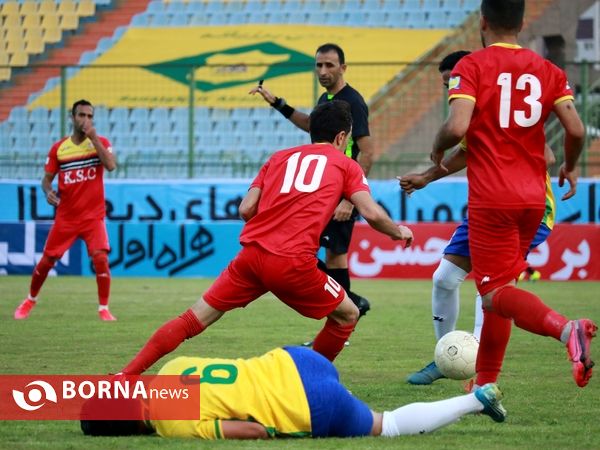 دیدار تیم های فوتبال صنعت نفت - فولاد