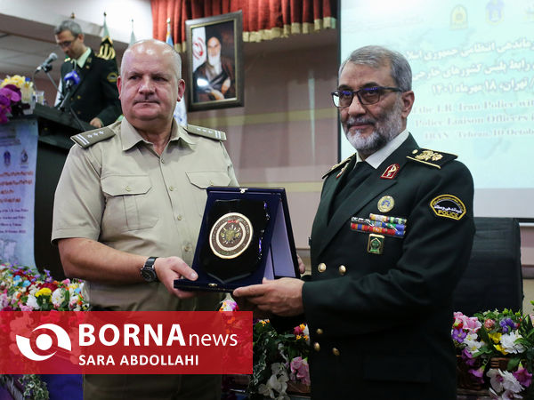 نشست فرماندهی انتظامی ایران با وابستگان نظامی کشورهای خارجی