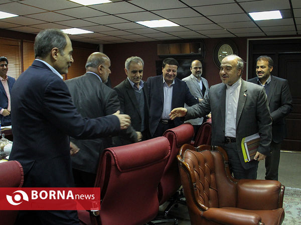 دیدار وزیر ورزش و جوانان با اعضاء فدراسیون فوتبال