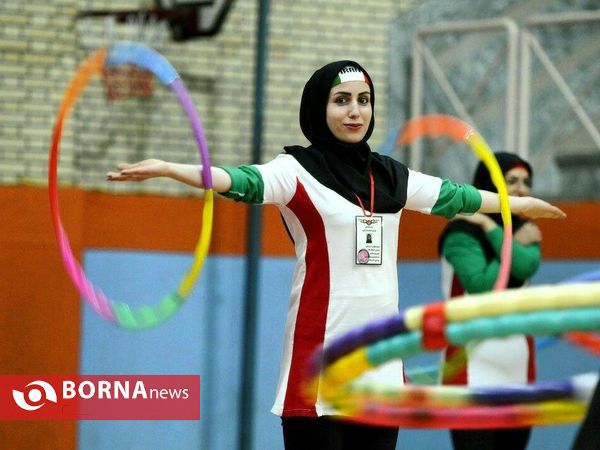 مراسم ثبت رکورد گروهی هولاهوپ _ تیم دختران باشگاه توتال کیک بوکسینگ  تهران