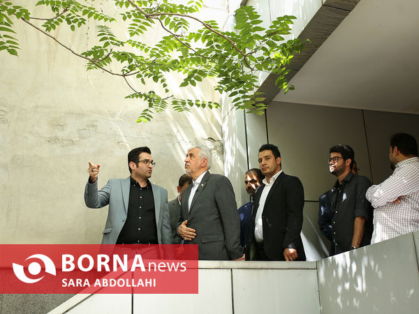 حضور حمید سجادی وزیر ورزش در خبرگزاری برنا