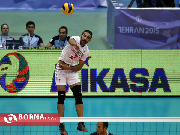 دیدار والیبال ایران - تایلند قهرمانی آسیا