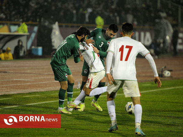 دیدار تیم های فوتبال ایران - عراق