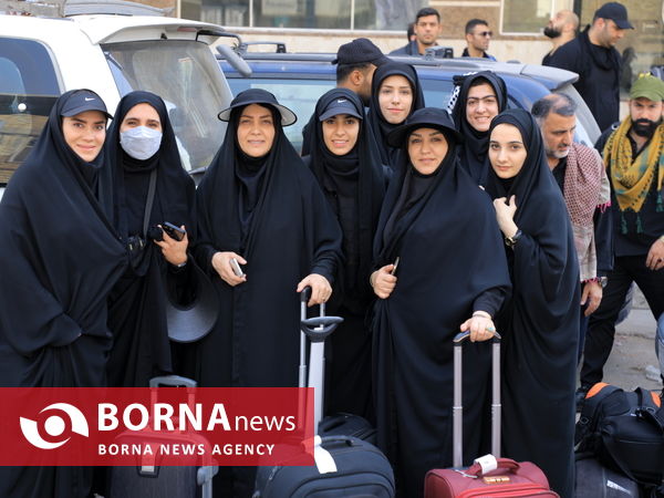 حضور کاروان جامعه ورزش و جوانان در راهپیمایی اربعین