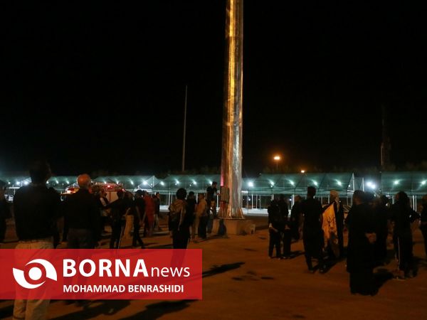 حال و هوای مشایه های حسینی مرز شلمچه 