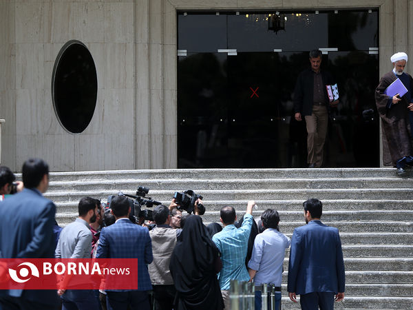 حضور وزرا دولت در جمع خبرنگاران