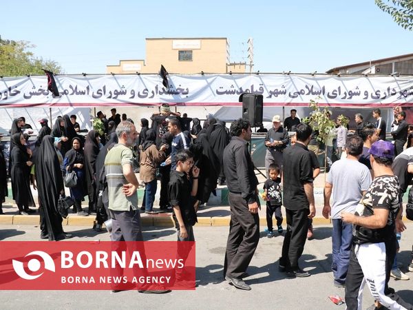 پیاده روی جاماندگان اربعین در شهرستان ری