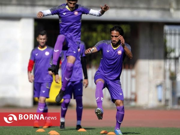 تمرینات تیم فوتبال سپیدرود رشت