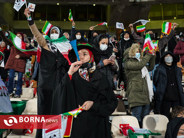 در حاشیه دیدار تیم های فوتبال ایران - عراق