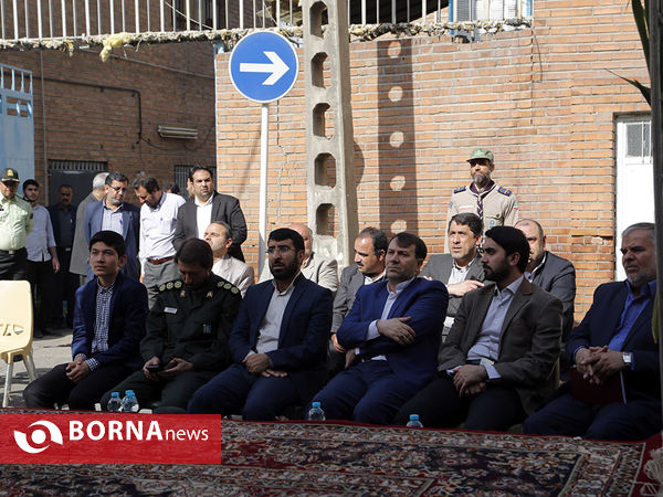 مراسم گلباران محل شهادت استاد مطهری