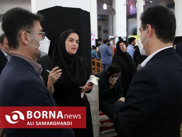 میز خدمت جهادی در مصلی رشت