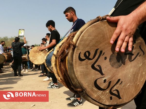 خاکسپاری جانباختگان متروپل در قطعه ورزشکاران بهشت رضای آبادان