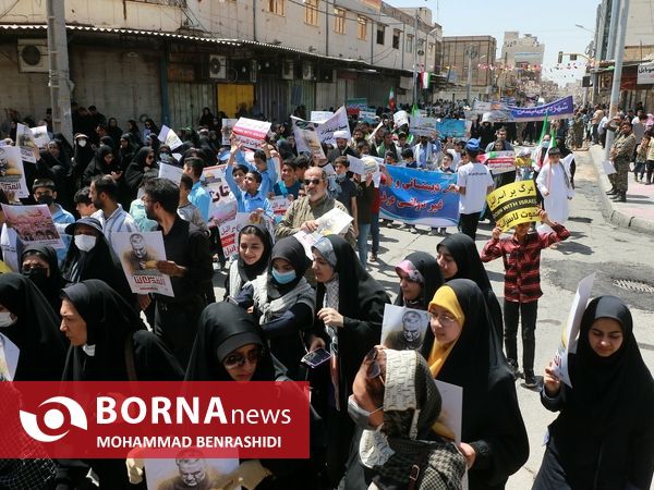 راهپیمایی روز جهانی قدس - آبادان