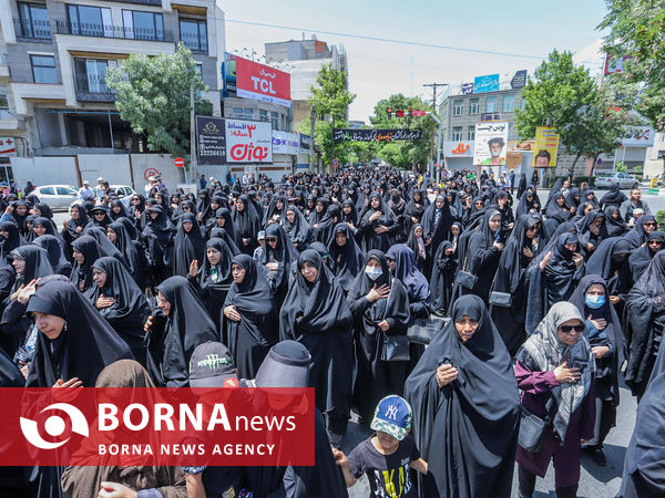 عزاداری مردم اراک در سالروز شهادت امام جعفر صادق(ع)