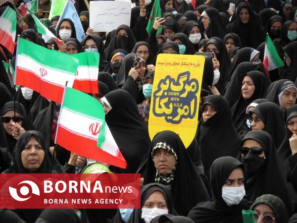 راهپیمایی ۱۳ آبان در زاهدان