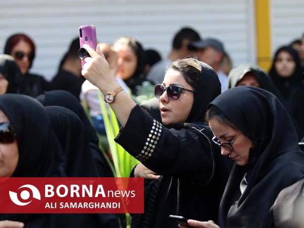 پیاده روی جاماندگان اربعین در بندرانزلی