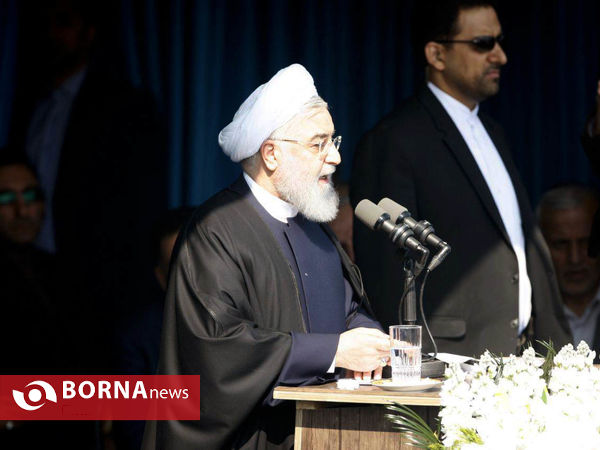 سخنرانی رییس جمهور دکتر حسن روحانی در شهرستان لاهیجان