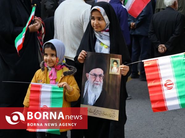 راهپیمایی 13 آبان در ساری