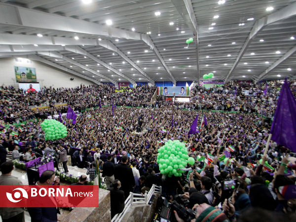 همایش حامیان روحانی با حضور اسحاق جهانگیری در شیراز