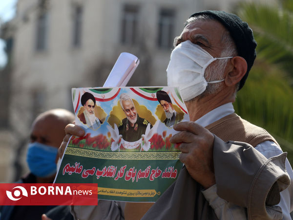 راهپیمایی خودرویی 22 بهمن در شیراز