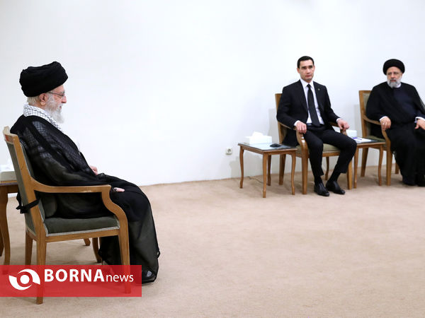 دیدار رییس‌جمهوری ترکمنستان با رهبر انقلاب