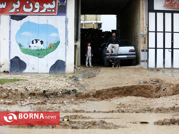 روستاهای اطراف شیراز روی آب