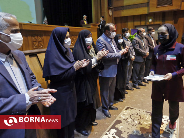 مراسم تجلیل از بانوان قهرمان مربیان ، داوران بین‌المللی استان فارس