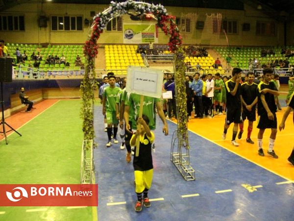 افتتاحیه مسابقات فوتسال جام رمضان شهرستان کرمان