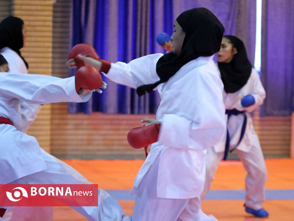 تمرین تیم ملی کاراته بانوان