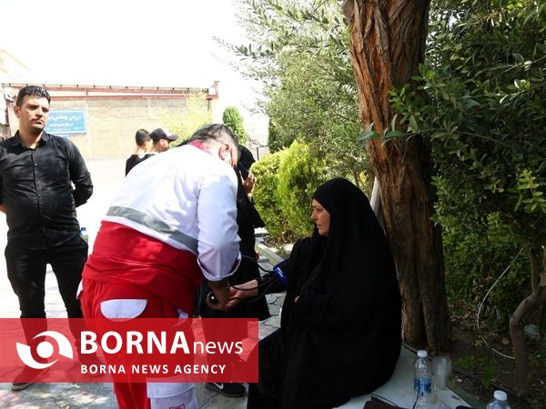 مراسم جاماندگان اربعین حسینی در شهرستان ری