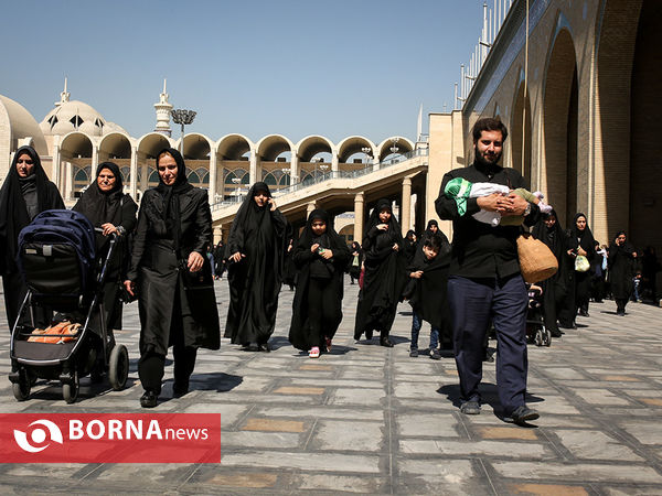 مراسم شیرخوارگان حسینی در مصلی تهران