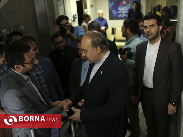 حضور وزیر ورزش و جوانان در خبرگزاری برنا